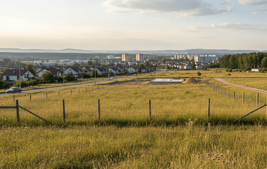 Pozemek na okraji města: kompromis mezi přírodou a dostupností